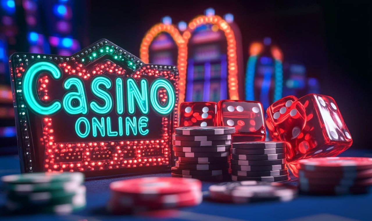 Ilustrasi data digital dan keamanan cyber pada platform hiburan online